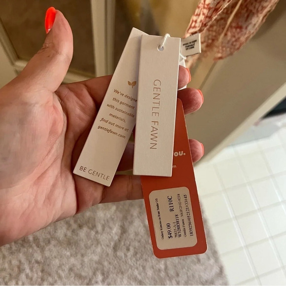 Gentle Fawn Galaxy Kimono in Rust Snake - One Size - Picture 2 of 5